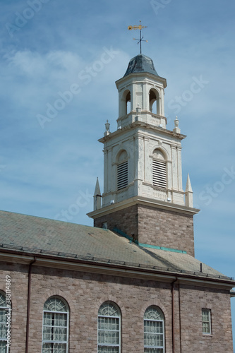 Wooden tower of Tabernacle Congregational church Salem MA USA