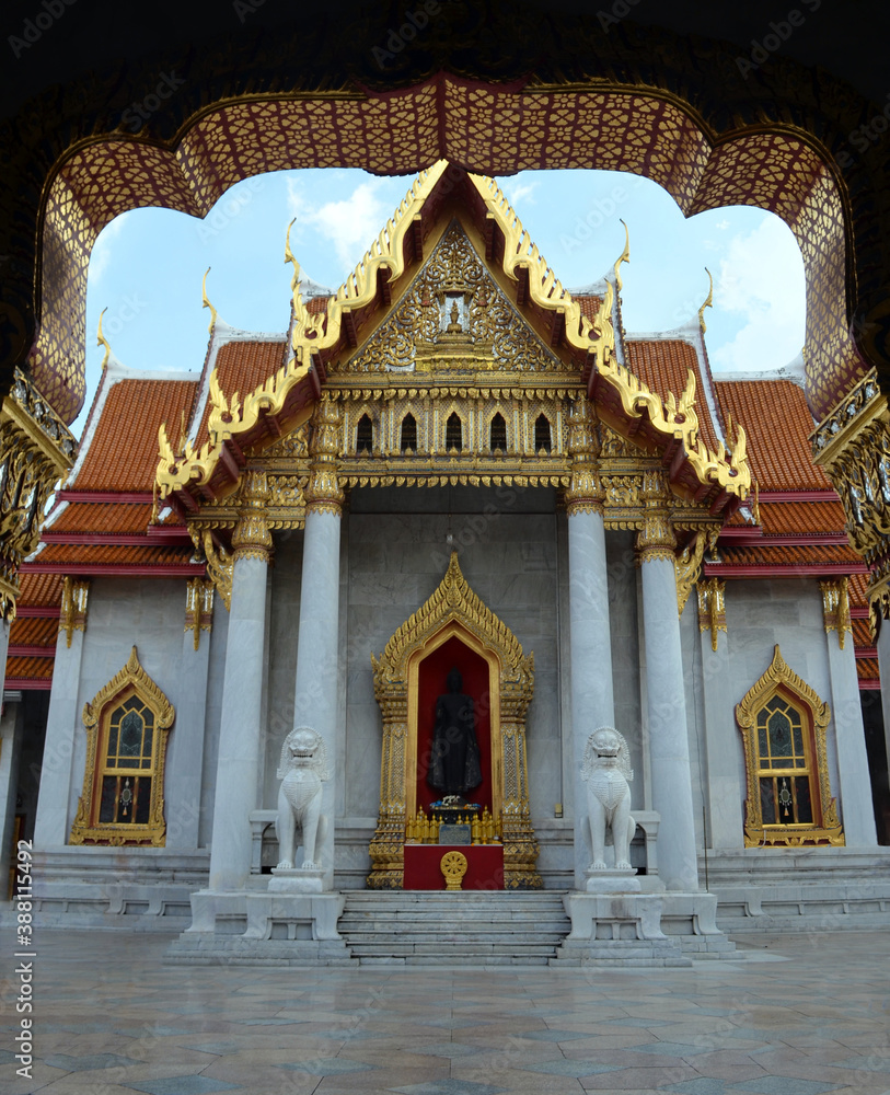 Bangkok, Thailand - Wat Benchamabophit, The Marble Temple Bangkok, Thailand - Wat Benchamabophit, The Marble Temple