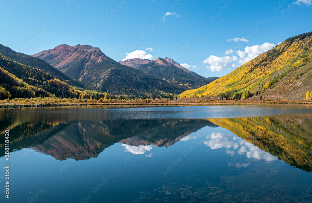 mountain reflection