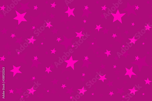 Pink seamless pattern with stars