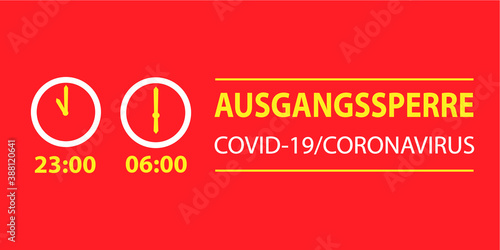 Ausgangssperre Covid-19