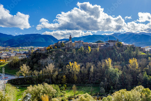 village Bellver de Cerdanya Pyrenees Lleida province, Catalonia Spain photo