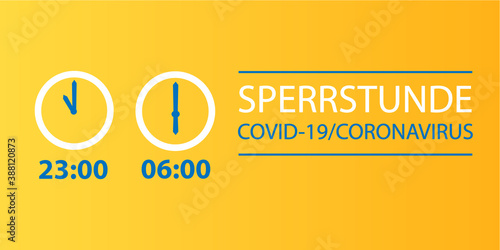 Sperrstunde Covid-19