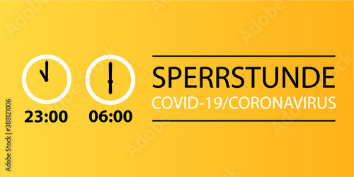 Sperrstunde Covid-19