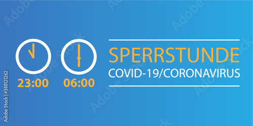 Sperrstunde Covid-19