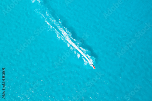 sea doo in the blue ocean