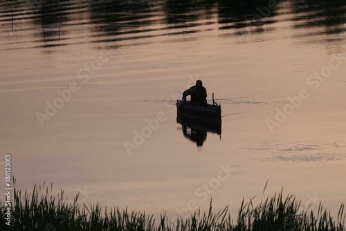 boat on the lake