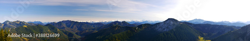 Wallberg, Deutschland: Panorama der bayerischen und tiroler Alpen