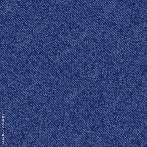 Full Seamless Denim Pattern Vector. Blue Jean Texture Fabric Print.
