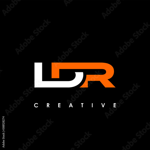 LDR Letter Initial Logo Design Template Vector Illustration	
 photo