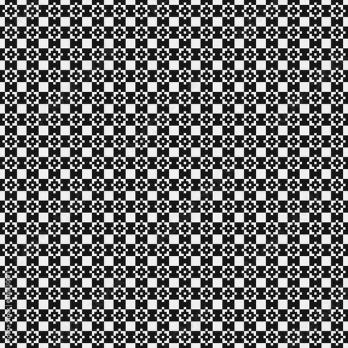 Abstract Cross Pattern Dots Logo generative computational art illustration