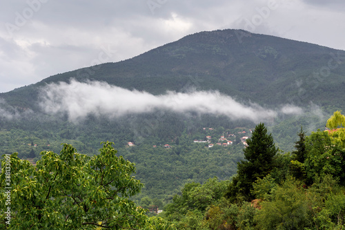 Fog in the mountains (Greece, Peloponnese).