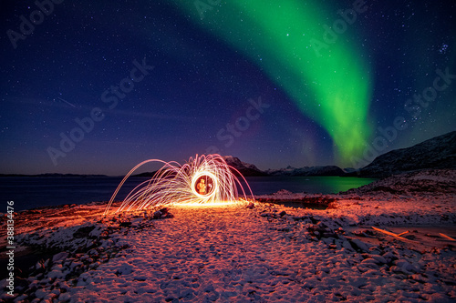 Aurora Borealis, Steelwool Fotography.
