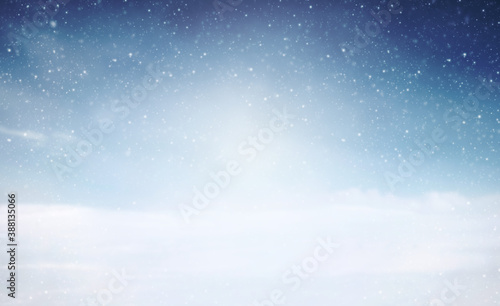 Winter Holiday Outdoors Snow Landscape Background Illustration