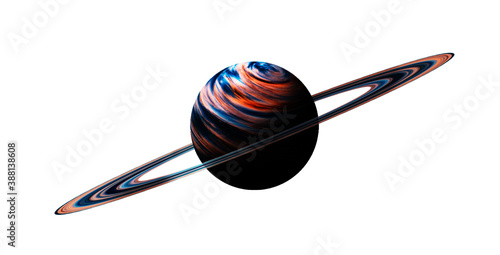 earth like planet with ring like saturn