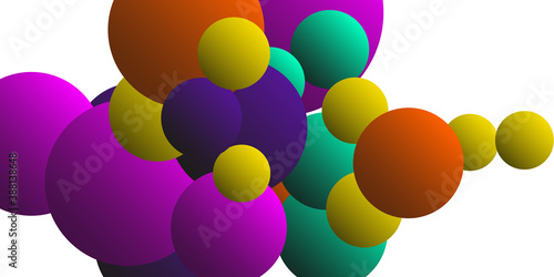 Wallpaper Mural Ball shape gradients.  Torontodigital.ca