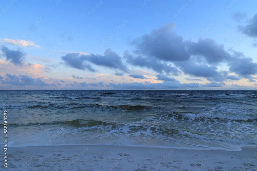 A wave from the ocean goes to the shore A wave from the ocean goes to the shore