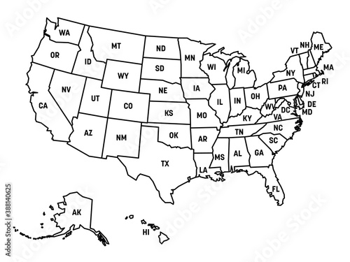Map of USA