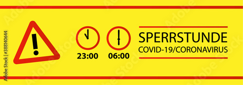 Sperrstunde, Covid-19