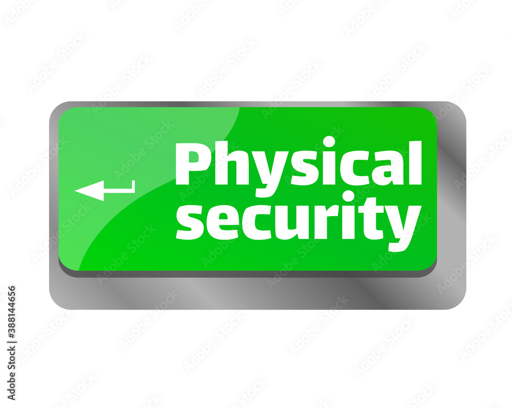 Physical security . Close up of keyboard, enter computer key. Physical security . Close up of keyboard, enter computer key.