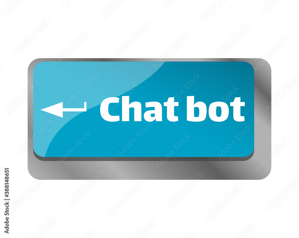 Chat bot . Close up of keyboard, enter computer key. Chat bot . Close up of keyboard, enter computer key.