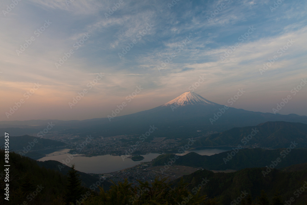 新道峠からの富士山