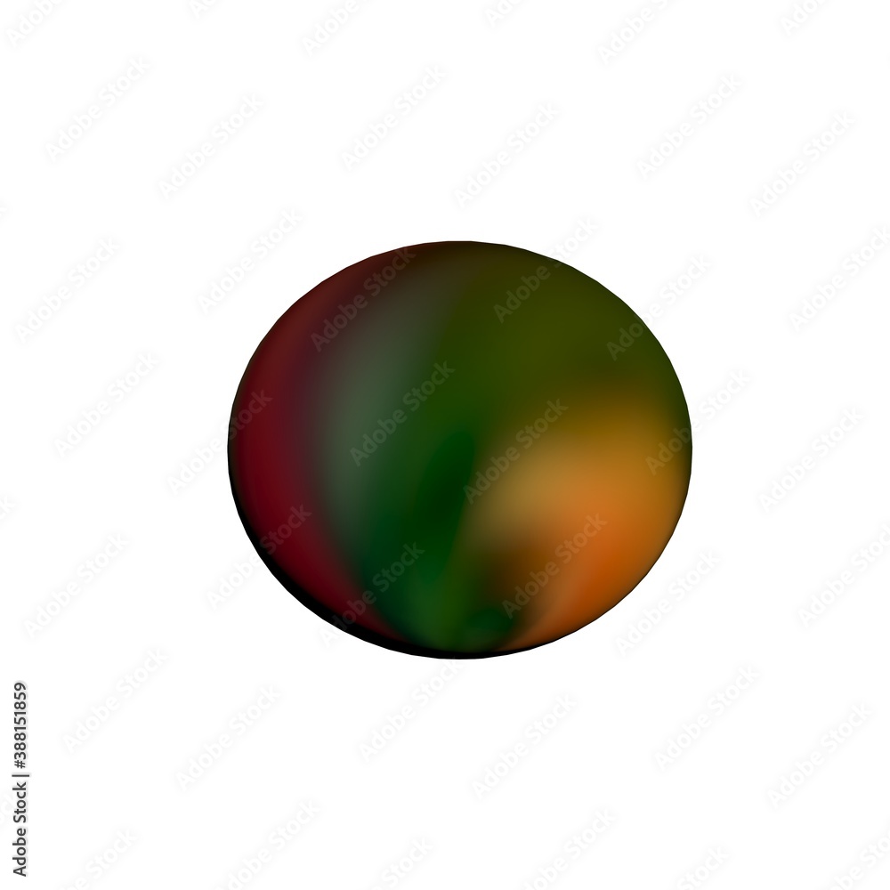 Colorful sphere on white background. Colorful sphere on white background.