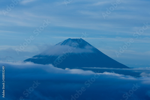 櫛形山からの富士山