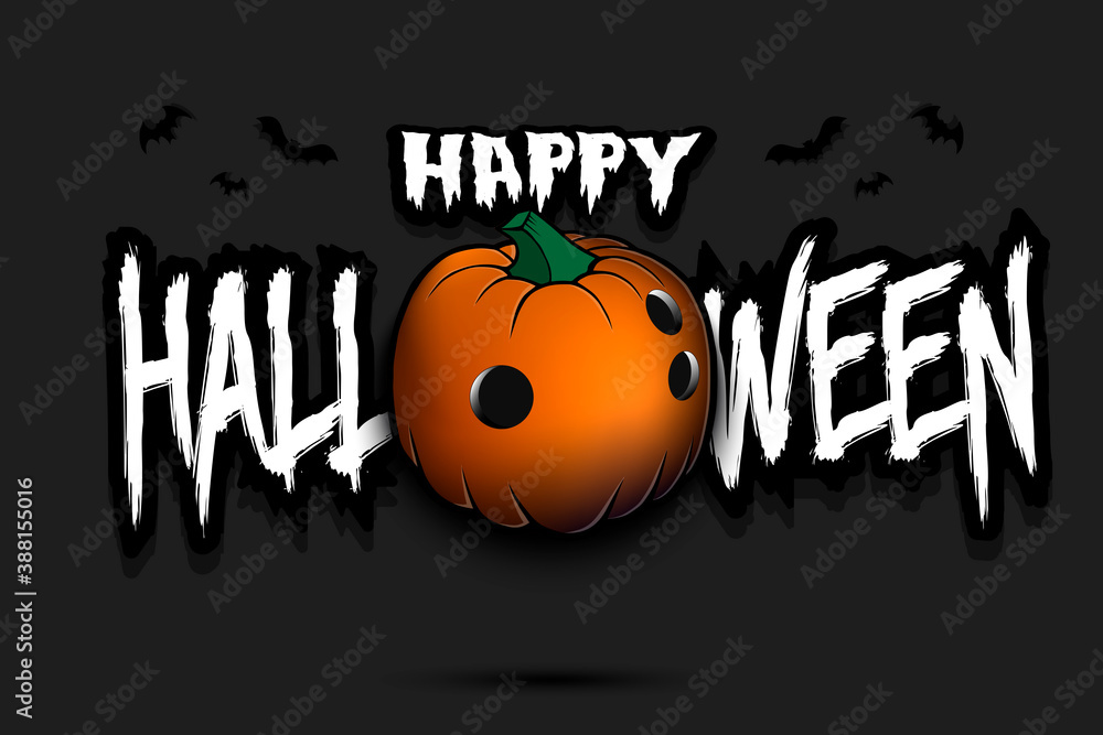 Happy Halloween. Template bowling design. Bowling ball in the form of a pumpkin on an isolated background. Pattern for banner, poster, greeting card, flyer, party invitation. Vector illustration Happy Halloween. Template bowling design. Bowling ball in the form of a pumpkin on an isolated background. Pattern for banner, poster, greeting card, flyer, party invitation. Vector illustration