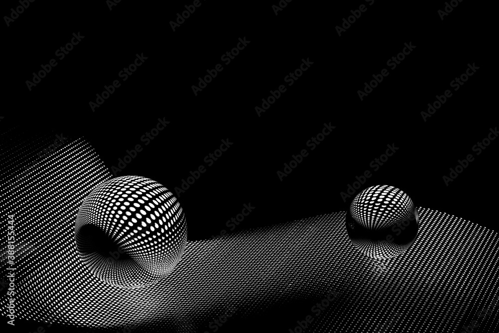 © Sky-Blue Images/Stocksy - Coloured sphere background