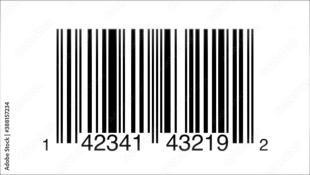 Seamless Universal Product Codes Barcode Scanner Roll down Animation on Solid White and Green Screen Seamless Universal Product Codes Barcode Scanner Roll down Animation on Solid White and Green Screen