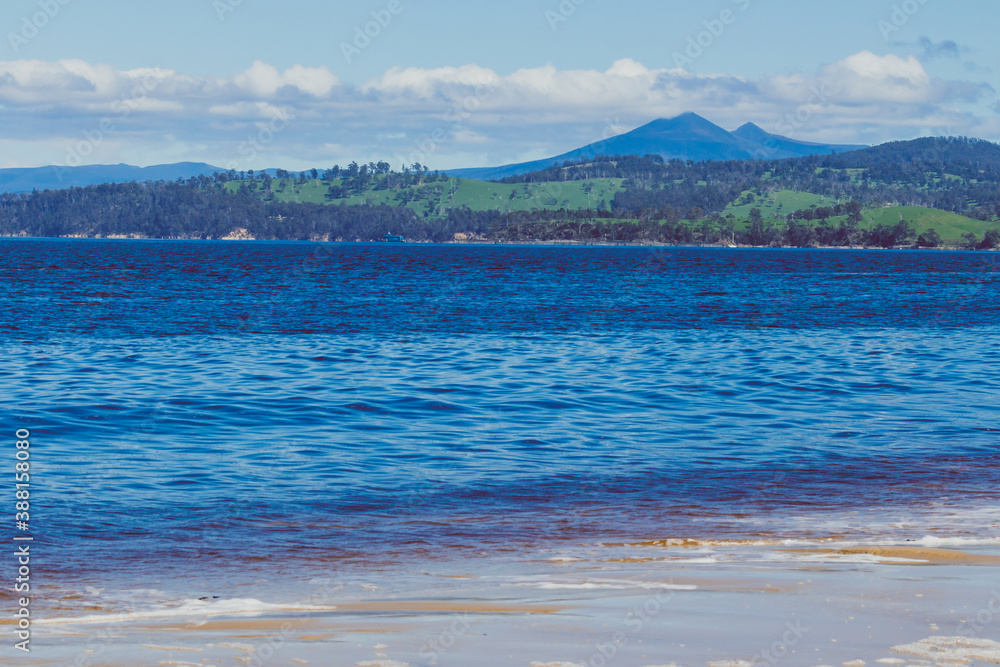 wild and rugged Verona Sands beach in South East Tasmania in Australia wild and rugged Verona Sands beach in South East Tasmania in Australia