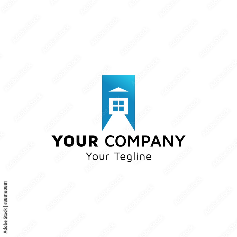 Simple Real Estate vector image, Physical Fitness logo icon, green gradient color, company vector design Simple Real Estate vector image, Physical Fitness logo icon, green gradient color, company vector design