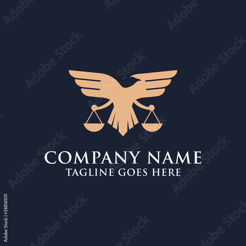 Modern eagle law firm Logo designs, can use for your trademark attorney commercial brand