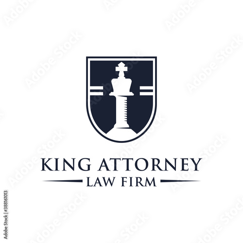 Free Download The King Attorney logo design idea, can use for your trademark attorney commercial brand - GFXLoad