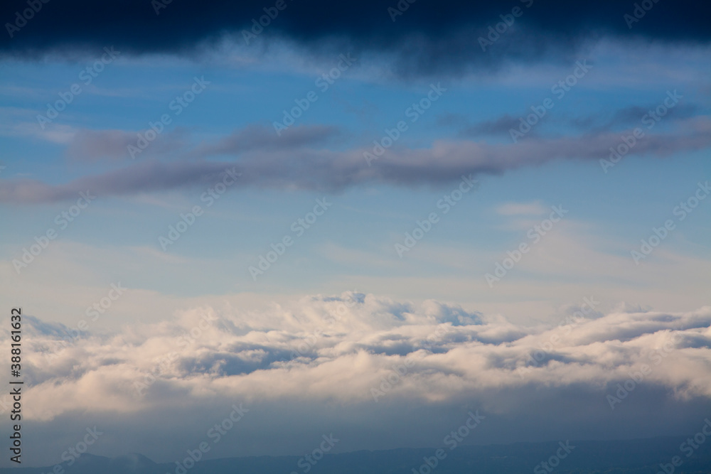 田子の浦から見た空と雲