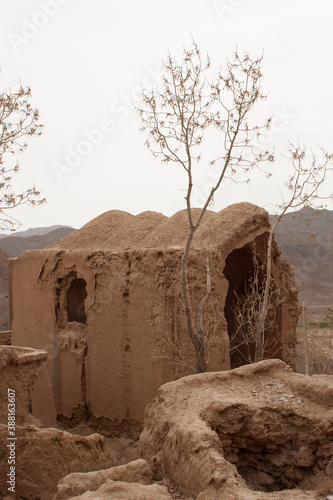 The ancient city in desert photo