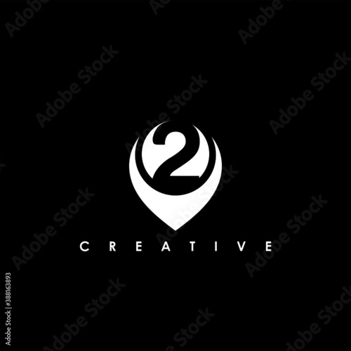 2 Letter Initial Logo Design Template Vector Illustration