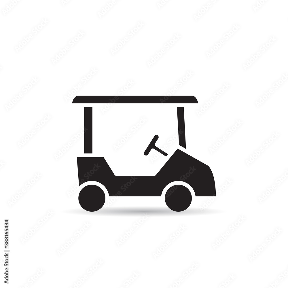 golf cart icon vector illustration