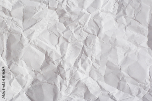 crumpled white paper texture