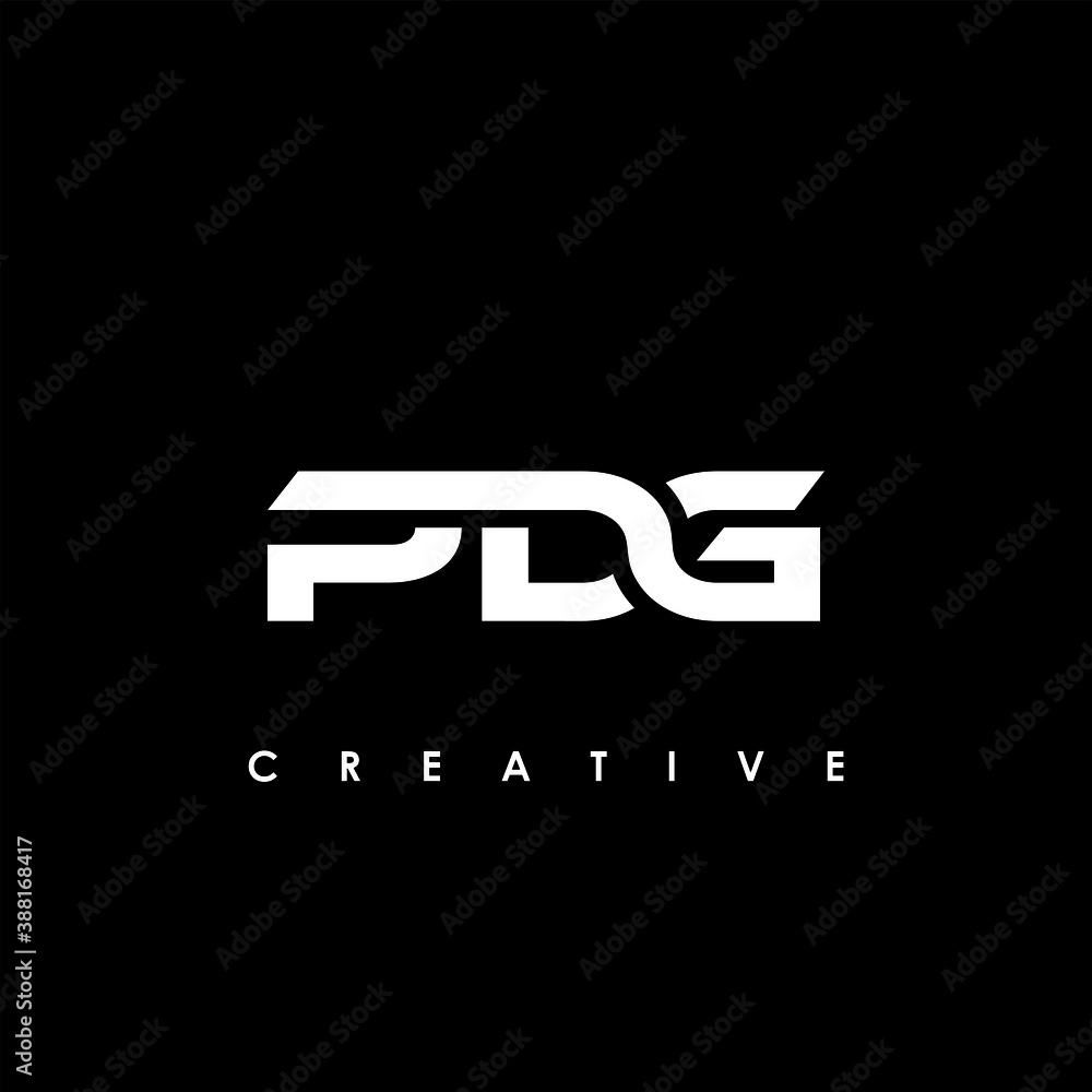 PDG Letter Initial Logo Design Template Vector Illustration