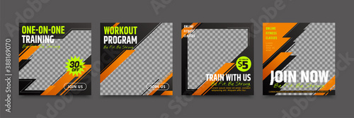 Social media post for fitness brand