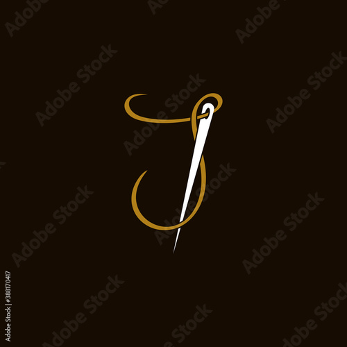 Initial Needle Logo