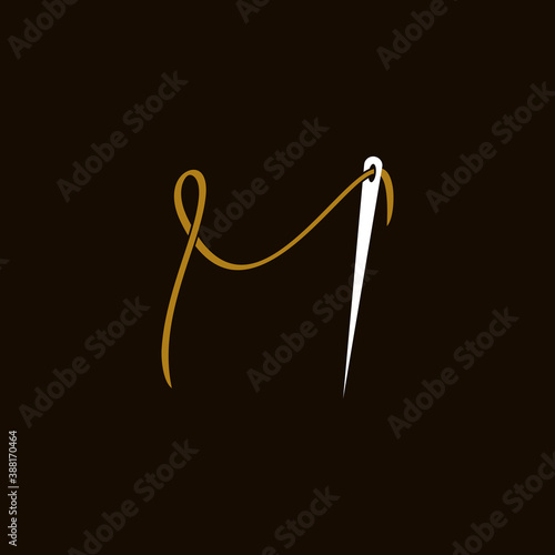 Initial Needle Logo