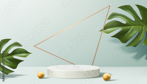 Attractive product display podium