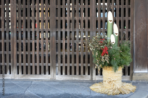 Japanese bamboo decoration