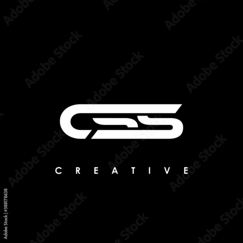 CSS Letter Initial Logo Design Template Vector Illustration