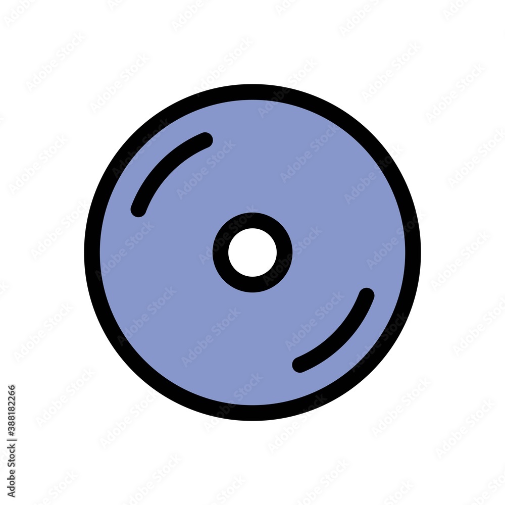 Cd Player Flat Icon Vector Logo Template Illustration Cd Player Flat Icon Vector Logo Template Illustration