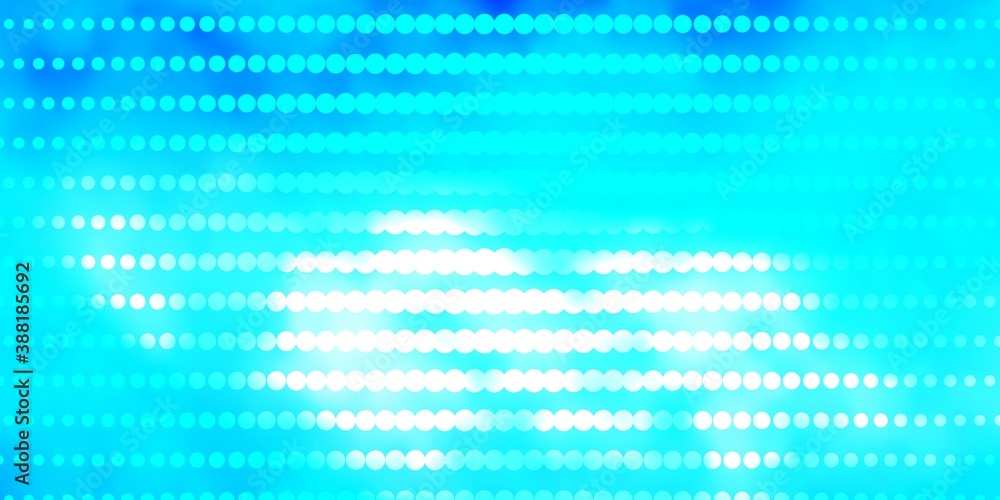 Naklejka premium Light BLUE vector layout with circles.