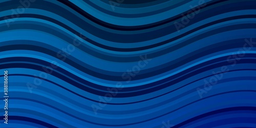 Light BLUE vector backdrop with circular arc. © Guskova